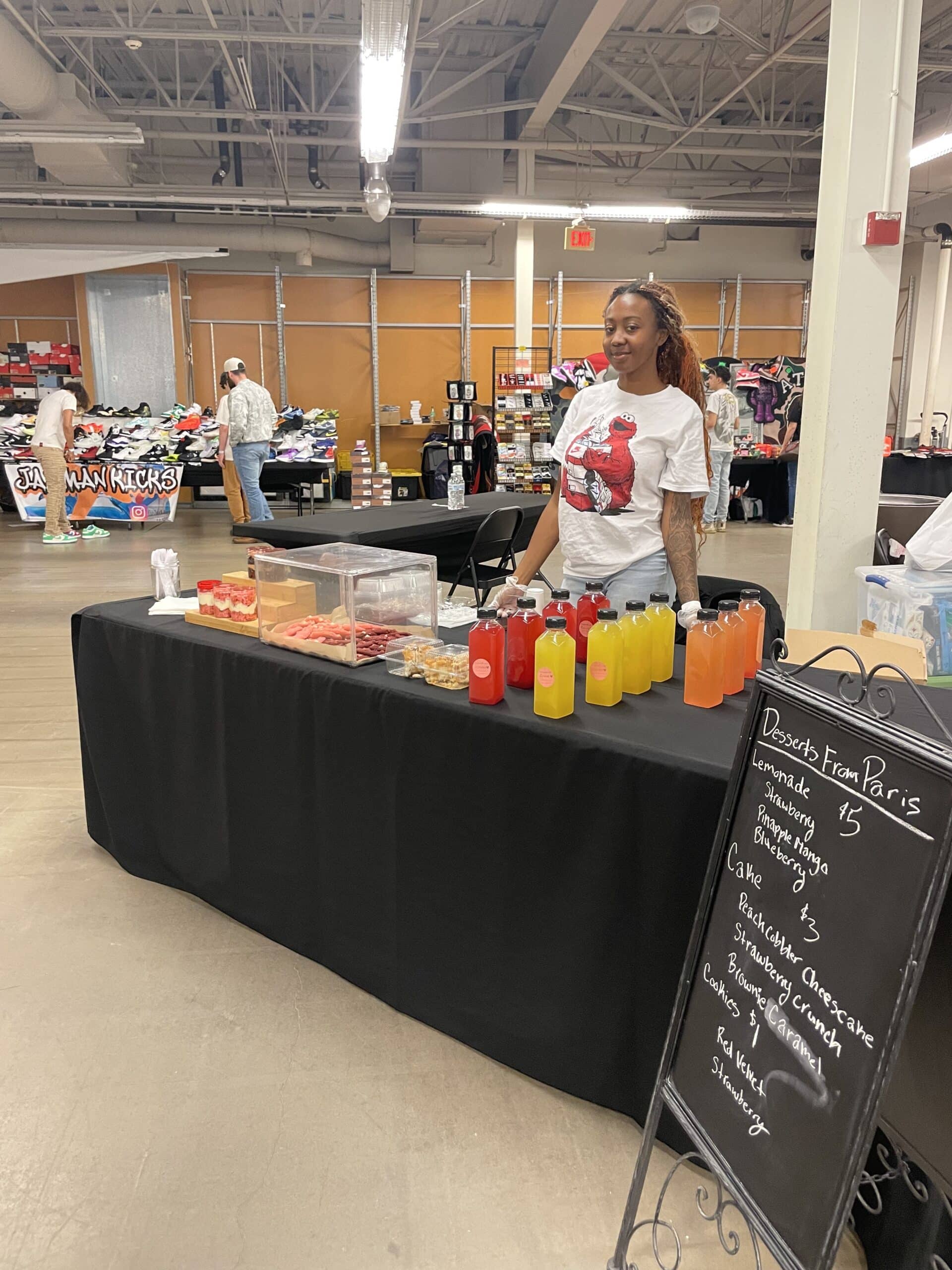 4 scaled - 785 Sneaker Fest Brings Community and Culture to Topeka 1 Food vendor at 785 Sneaker Fest in Topeka, offering snacks and meals for shoppers.