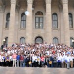 Jen Clark / Kansas Pharmacists Association Hundreds of pharmacists and pharmacy employees rallied at the Capitol in Topeka on Wednesday to demand reform on pharmacy benefit managers