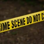 crime scene graphic by Kat Wilcox