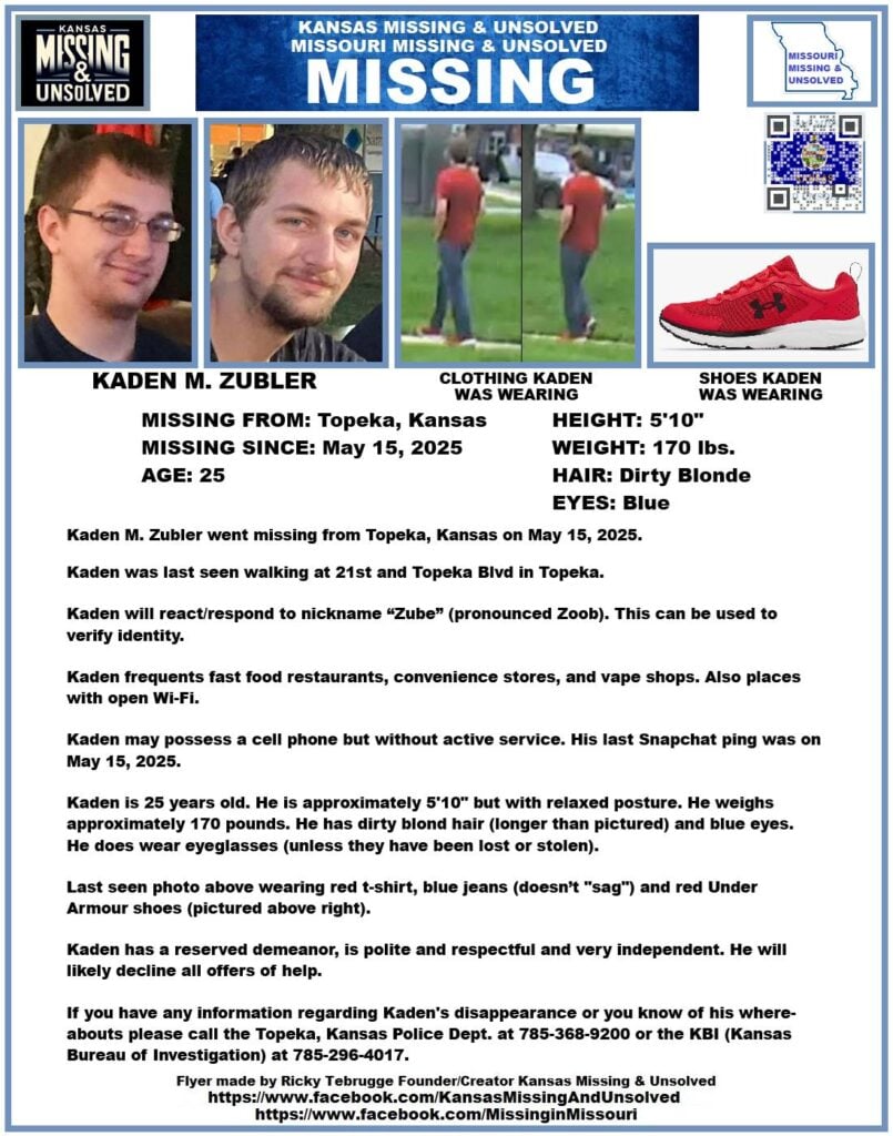 499409572 1122258489937171 8269679230426019526 n 1 - Missing Topeka Man's Family Offers $3,000 Reward as Delays Hamper Investigation 1 499409572 1122258489937171 8269679230426019526 n 1 - Missing Topeka Man's Family Offers $3,000 Reward as Delays Hamper Investigation