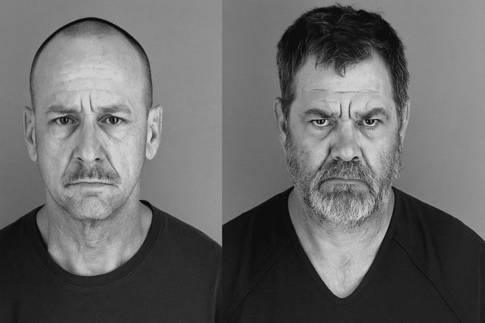 ChatGPT Image Jun 20, 2025, 06_57_56 AM Image for Illustrative Purposes Only: The individuals shown in this photo are not the actual suspects referenced in the article. This image is a dramatized, AI-generated depiction used purely for illustrative and editorial purposes to represent the general tone of the booking report. No real persons depicted.