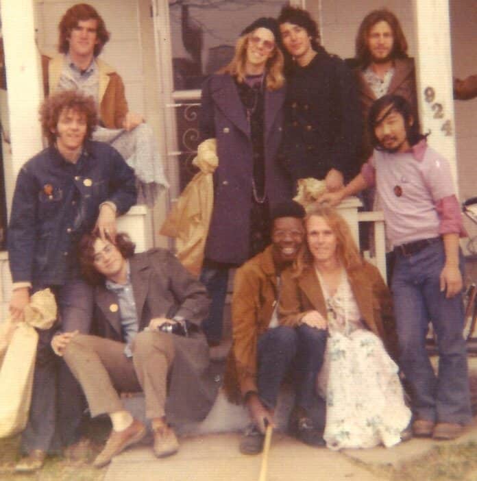 download (16) Members of the New York, Boston, and Philadelphia gay liberation fronts visit Venus, Lawrence Gay Liberation Front's home base of operations, after the 1971 national gay liberation conference.