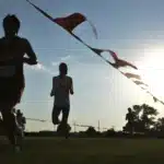 Dodge City Community College cross-country runners participate in an Oct. 3, 2025, meet in Chanute, Kansas. The Conquistadors team rosters online show a combined 21 team members: 10 women and 11 men.