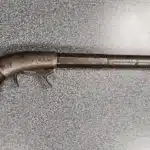 Antique pistol used in armed robbery at liquor store (Photo: Tulsa Police Department)