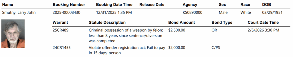 Screenshot 2026 01 01 110931 - Catch and Release: Violent Sexual Predator With a Gun Arrested Again....and Again