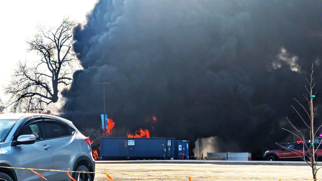 PXL 20260324 215235306 - Quick Response Keeps Small Fire From Spreading At Topeka Bible Church 1 PXL 20260324 215235306 - Quick Response Keeps Small Fire From Spreading At Topeka Bible Church