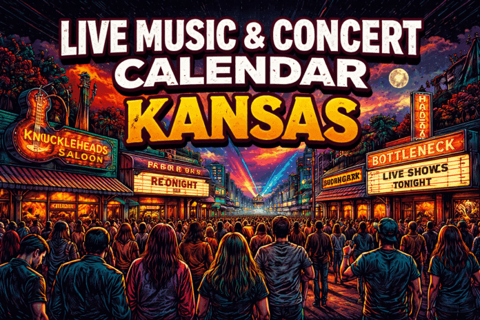 kansas-live-music-concert-calendar-radar.png A live radar of concerts and music venues across Kansas including Topeka, Lawrence, Manhattan, and Kansas City