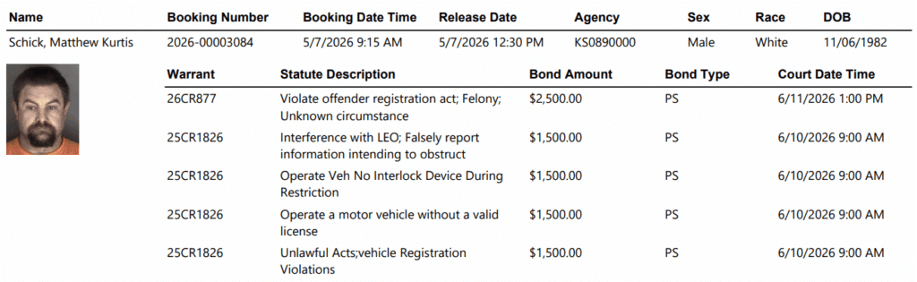 Screenshot 2026 05 08 070641 - Registered Sex Offender Arrested Again — Released in Hours