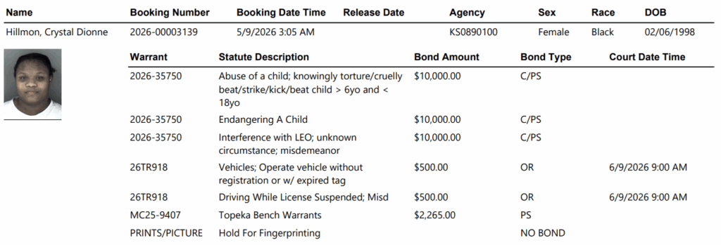 Screenshot 2026 05 10 060855 - Topeka Woman Arrested For Disturbing Child Abuse Charges 1 Screenshot 2026 05 10 060855 - Topeka Woman Arrested For Disturbing Child Abuse Charges