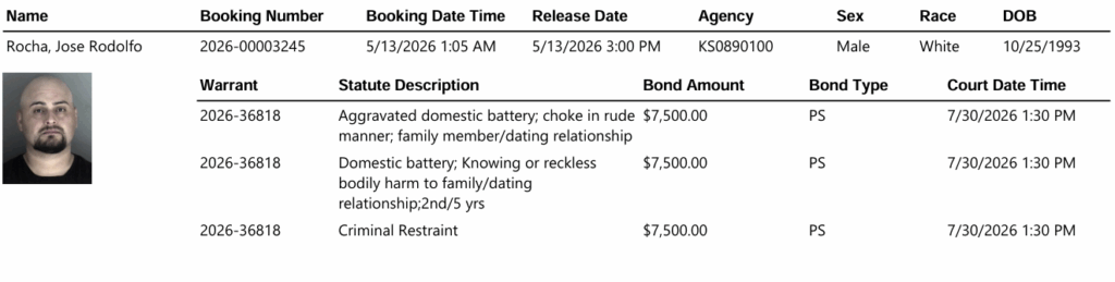 Screenshot 2026 05 15 072241 - Corrections Supervisor Arrested on Domestic Violence Charges, Released Same Day