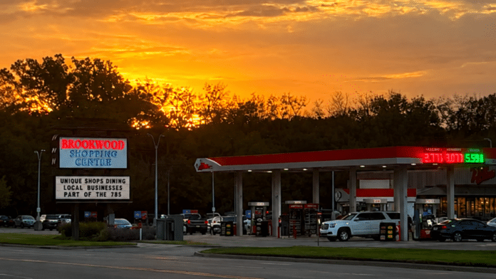 Brookwood Shopping Center at Sunset