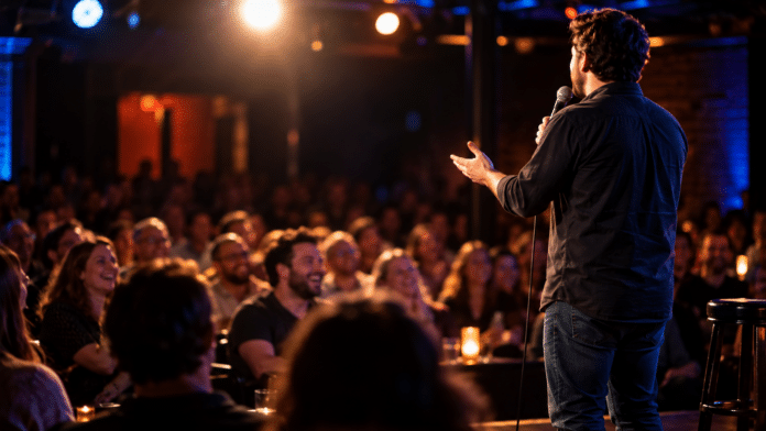 Cinematic Laughter at the Comedy Club