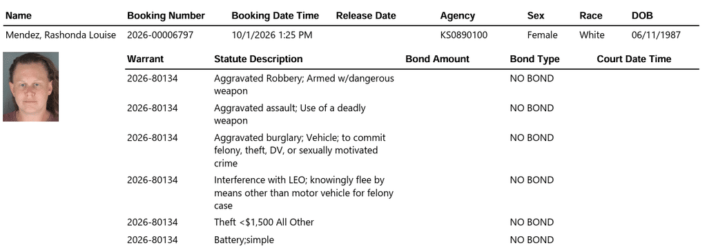 Screenshot 2026 10 02 075405 - Topeka Woman Booked on Armed Robbery, Aggravated Assault and Burglary Allegations 1 Screenshot 2026 10 02 075405 - Topeka Woman Booked on Armed Robbery, Aggravated Assault and Burglary Allegations